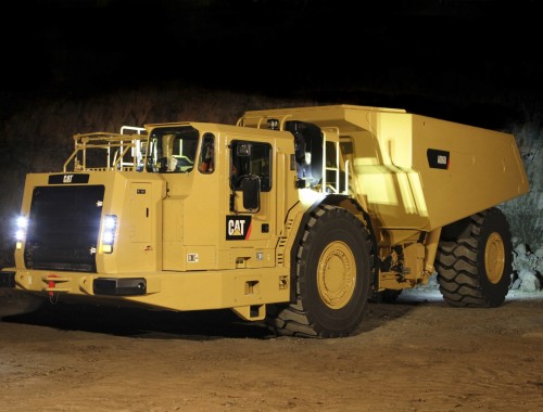 Caterpillar AD60 HR underground mining vehicle