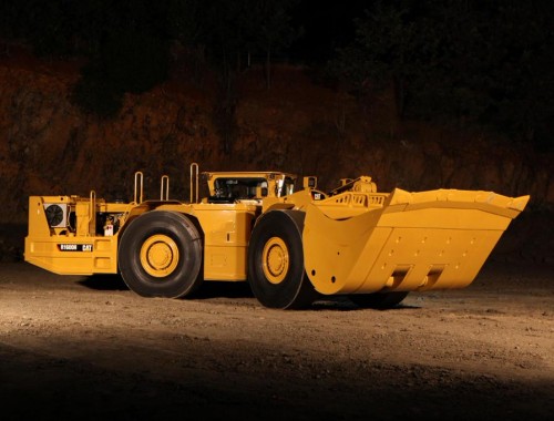 caterpillar mining trucks: R1600H LHD mining loader and underground haul truck
