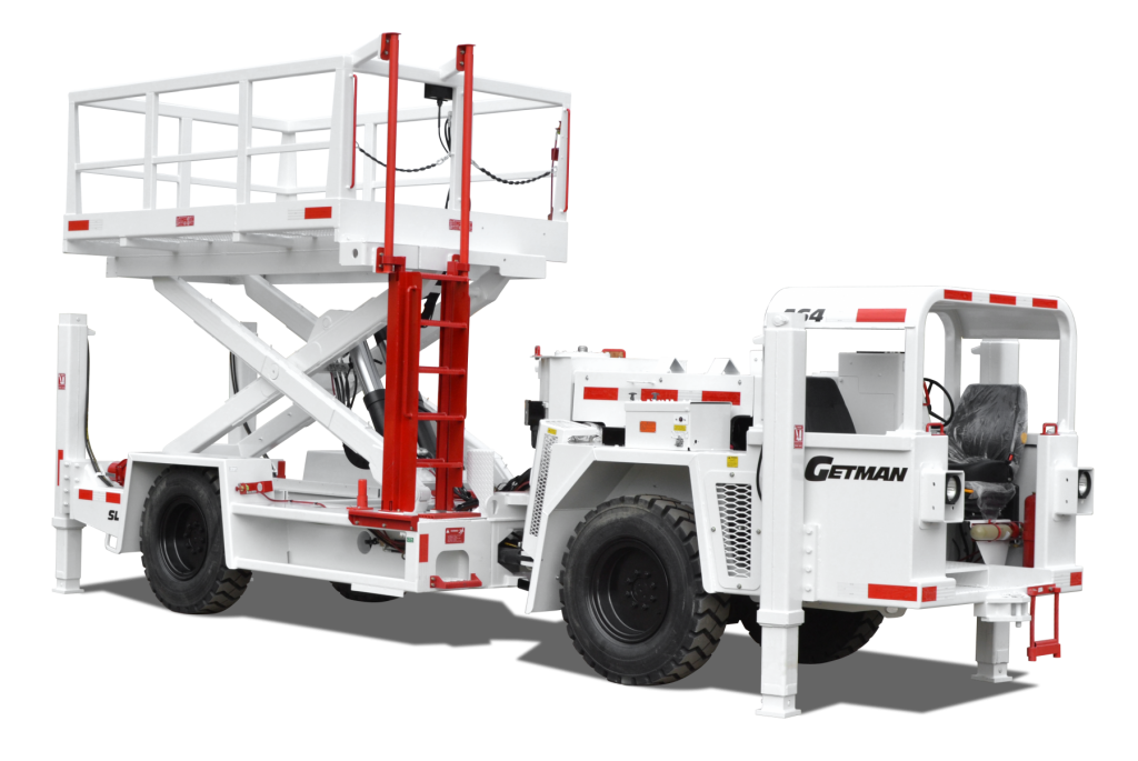 Getman A64 SL Slider Sciissorlift Underground Support Vehicle Mining Amalgamated